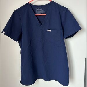 Figs Technical Collection Deep Blue Scrub Top